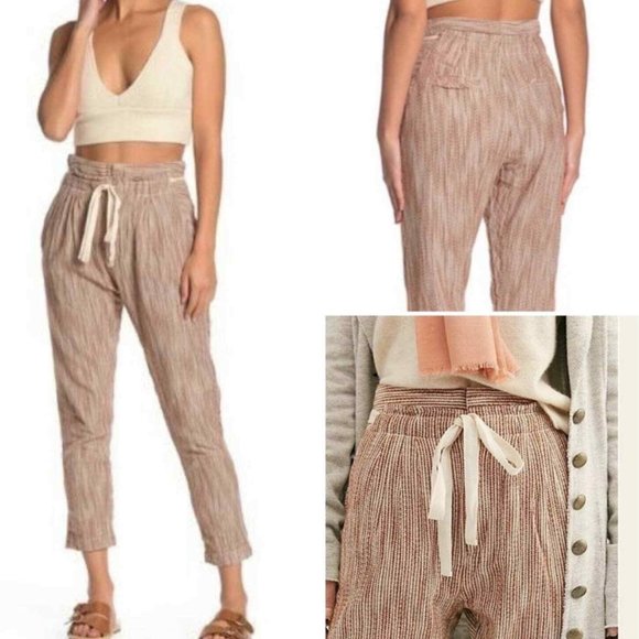 Free People Pants - Free People Light At Sunrise Crop Pants | Size 10